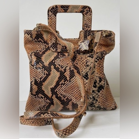 TMRW Studio Mateo Snakeskin
Embossed Foldover Clutch - Picture 3 of 6
